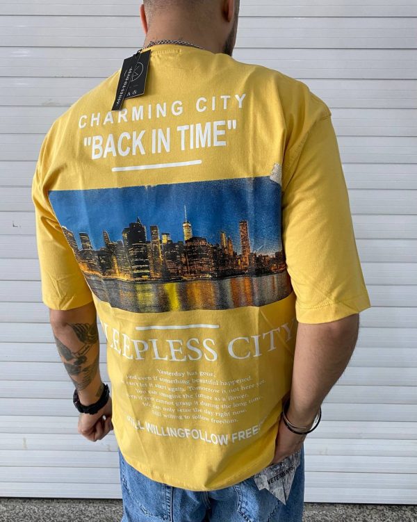 تيشرت طرح Sleepless City کد 1252