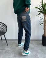 شلوار جین مام فیت مردانه MQUEEN با دوخت صنعتی مقاوم