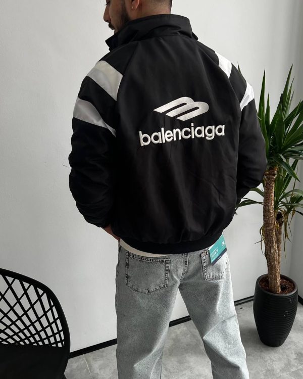 بادگیر BALENCIAGA داخل خز مشکی کد 4452