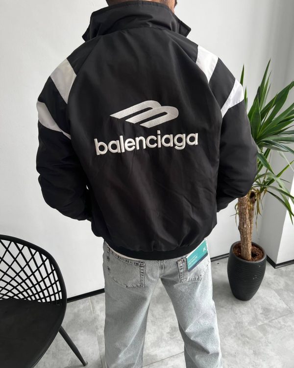 بادگیر BALENCIAGA داخل خز مشکی کد 4452