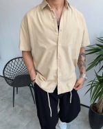 پیراهن ساده و خنک مردانه