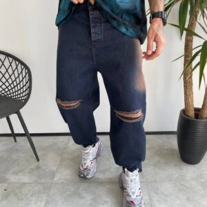شلوار جین بالونی کثیفشور تیره