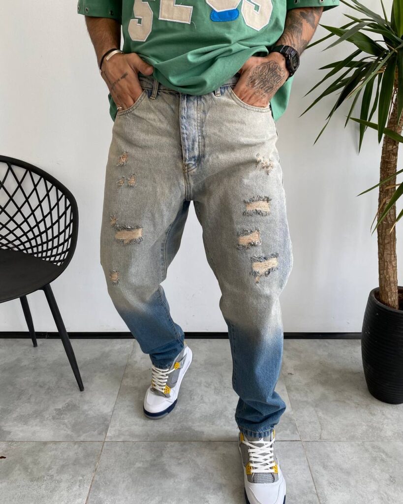 شلوار مام فیت روشن هایلایت