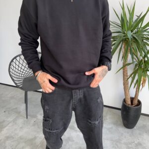 دورس یقه گرد رنگ مشکی کد 5671