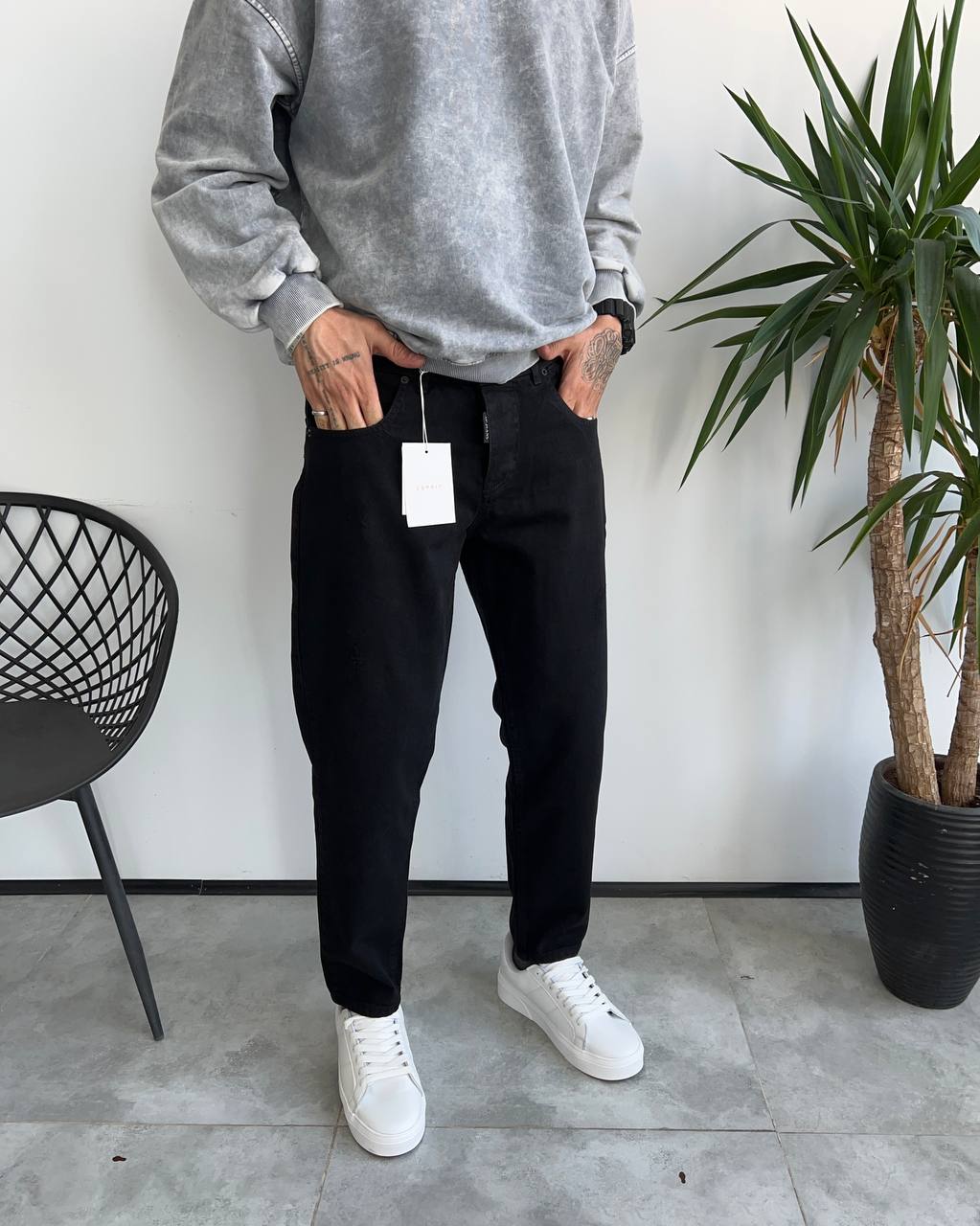 photo_2025-10-27_15-06-52 شلوار مام فیت دودی مشکی زخمی کد 5859