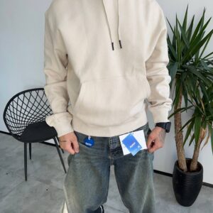 هودی بیسیک رنگ نخودی کد 5876