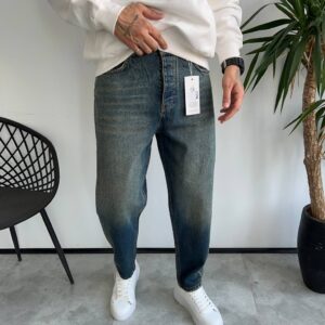 شلوار استریت فیت مردانه JO کثیفشور ساده