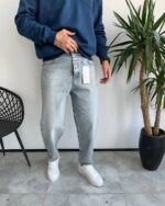 شلوار استریت فیت یخی ساده