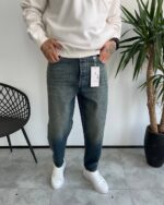 شلوار استریت فیت مردانه JO کثیفشور ساده