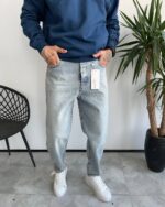 شلوار استریت فیت یخی ساده