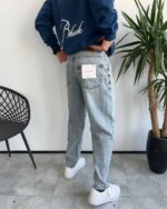 شلوار استریت فیت یخی ساده