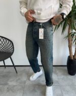 شلوار استریت فیت مردانه JO کثیفشور سادهشلوار استریت فیت مردانه JO کثیفشور ساده