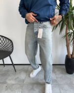 شلوار استریت فیت یخی ساده